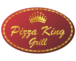 Pizza King & Grill logo.